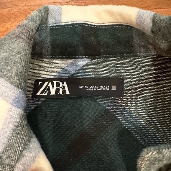 Zara Oversized Plaid Shacket - Picture 2 of 2